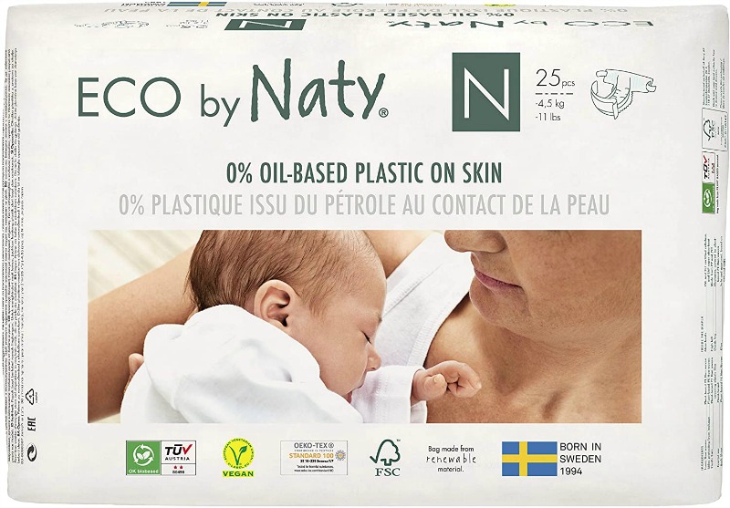 Eco by NATY biodegradable diaper package