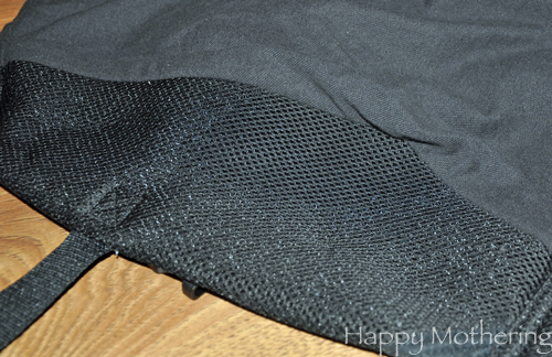 Mesh fabric of the ErgoBaby Performance Baby Carrier