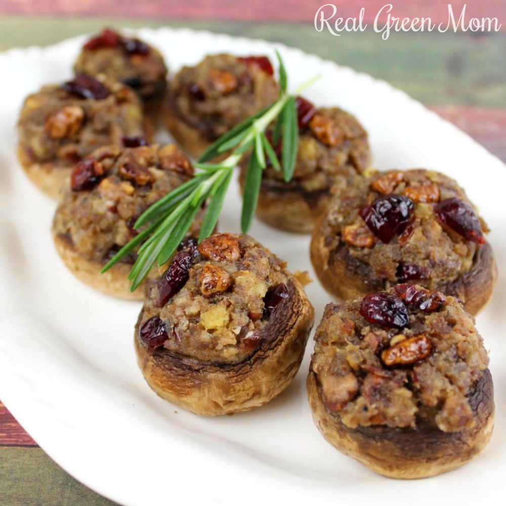 Sausage Stuffed Mushrooms Recipe - Real Green Mom